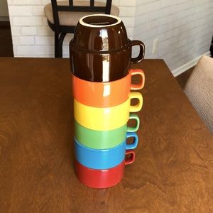 Set of 6 coffee cups